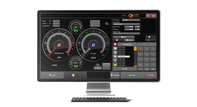 Ats balans software flowbench, turbo, high speed core balancing machine